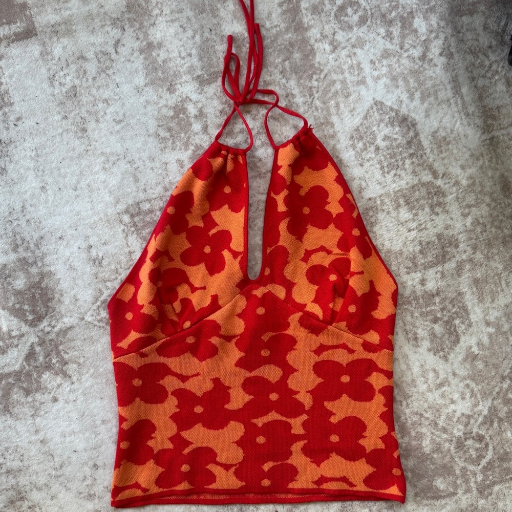 Madden NYC Floral Halter Top